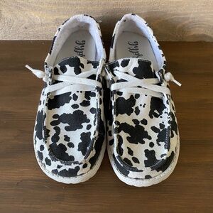 Cowprint Women’s Slip On Shoes